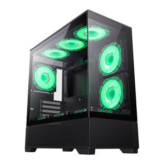 Gamemax Vista MB Micro ATX Transparent Gaming PC Cases