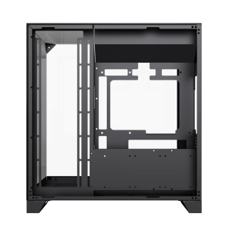 Infinity Plus Black-Caja Gaming con Vidrio Panorámico, Iluminación