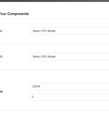 Calculadora de Potencia de Fuente de Alimentación para PC