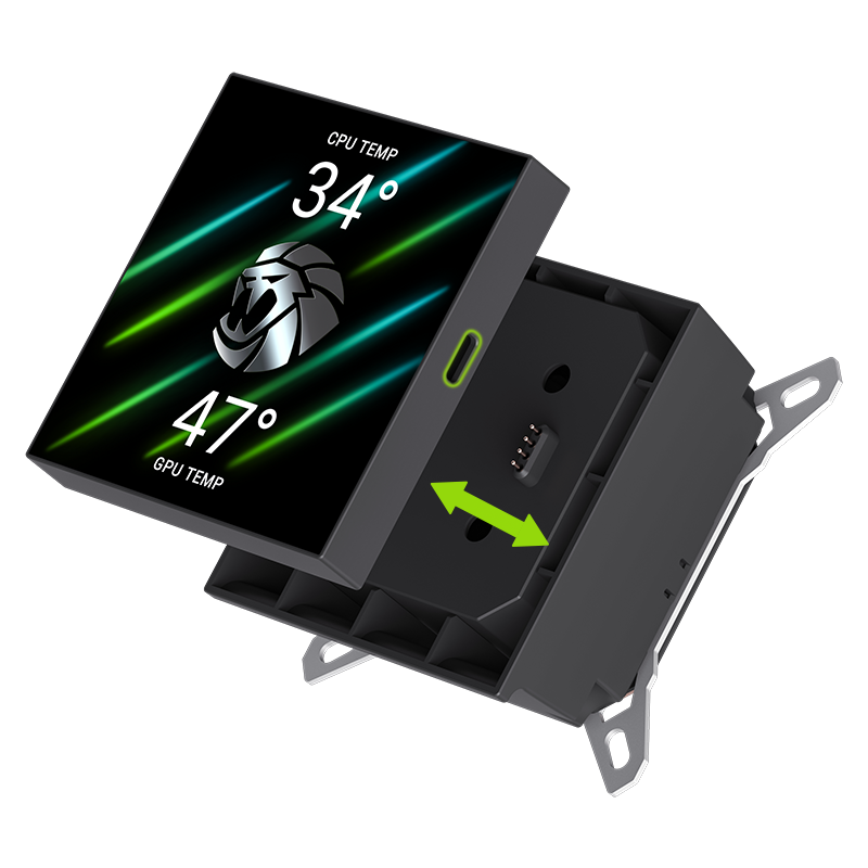 MODULAR MAGNETIC LCD SCREEN