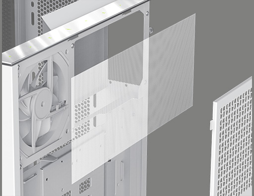 Right Side Magnetic Dust Filter