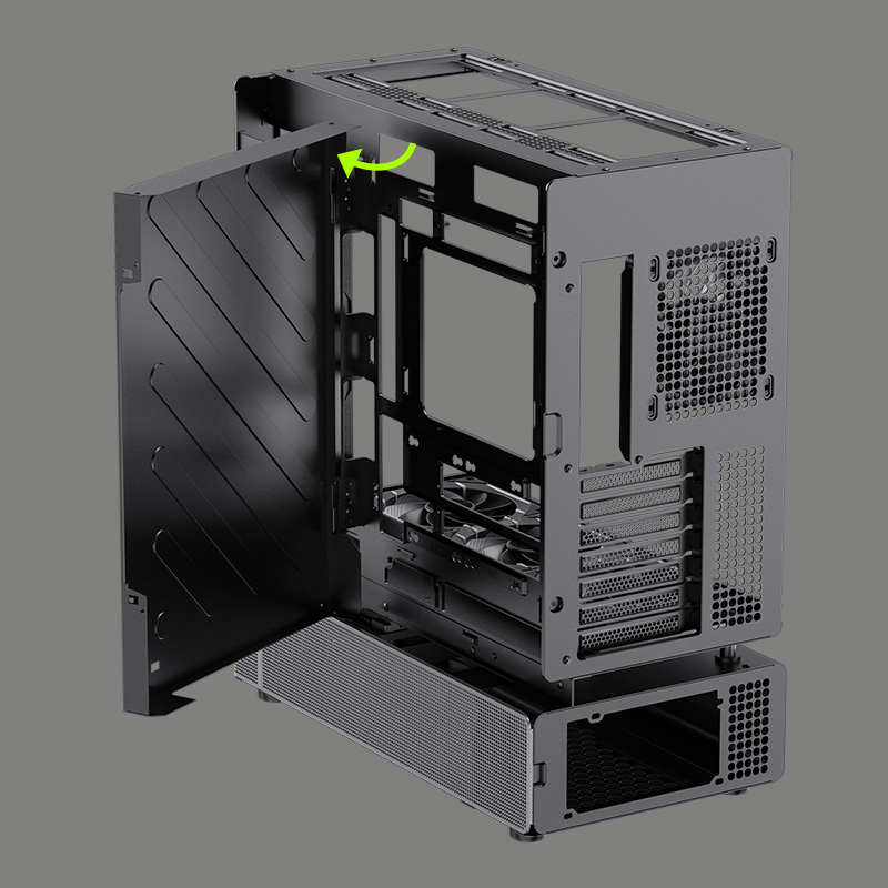 Dedicated Cable Management Compartment