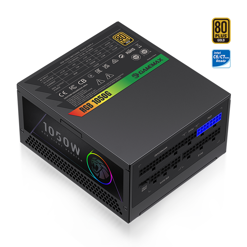 80+ GOLD CERTIFIED & INTEL C6/C7 READY