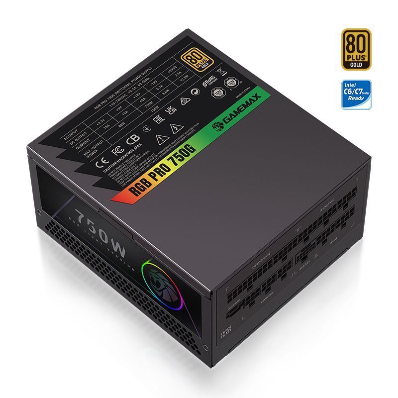 80+ GOLD CERTIFIED & INTEL C6/C7 READY