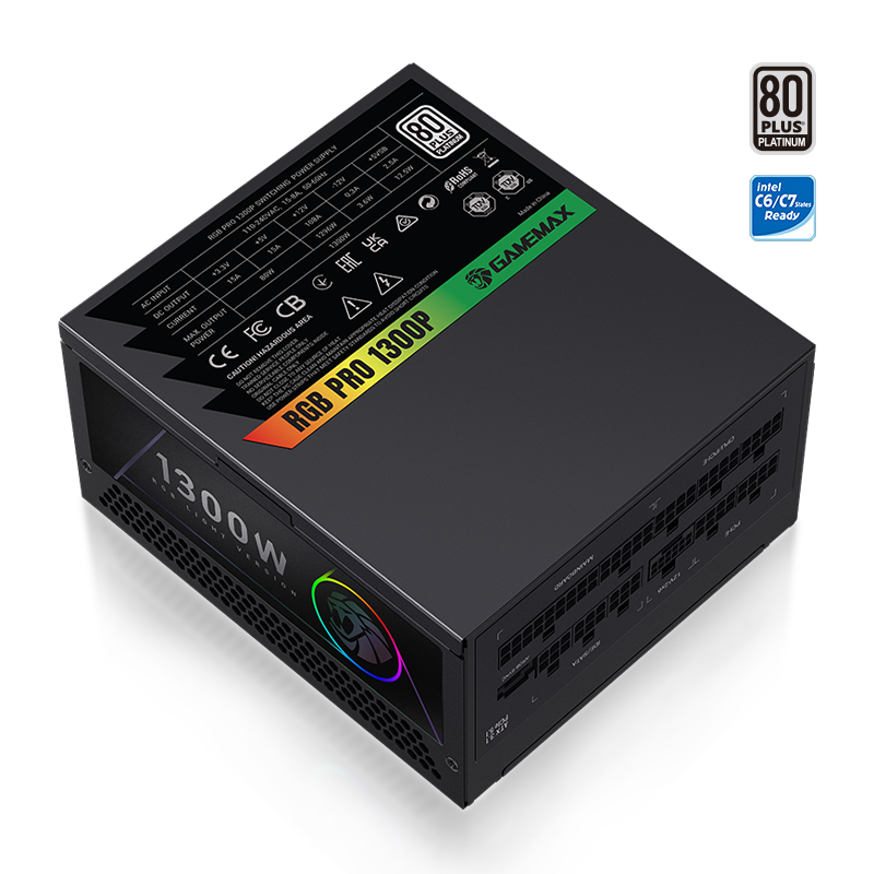 80+ PLATINUM CERTIFIED & INTEL C6/C7 READY