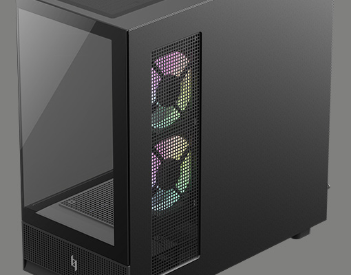 Right Side Panel with Integrated Stamped Grille Design