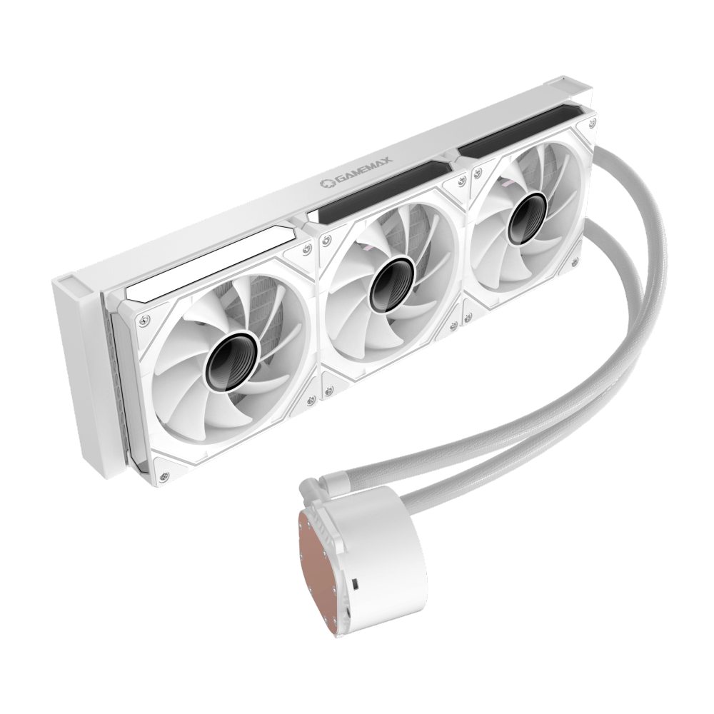 GameMax Iceburg 360 Digital White Liquid CPU Cooler  thumbnail 4