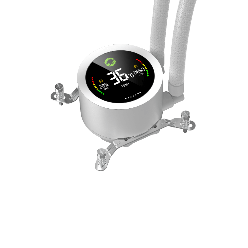 GameMax Iceburg 360 Digital White Liquid CPU Cooler  thumbnail 3